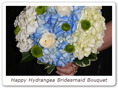 Happy Hydrangea Bridesmaid Bouquet